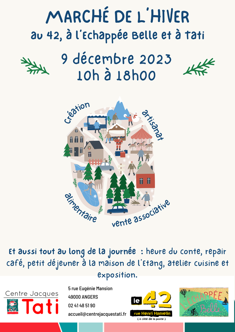 Venez nombreux au marché de l'hiver du 9 décembre ! | Centre Jacques ...